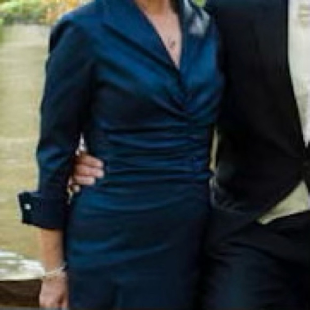 XSCAPE Midnight Blue Formal dress size 10.